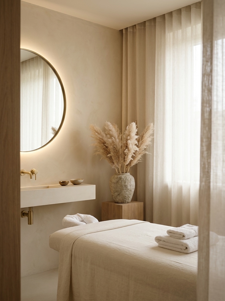 A serene treatment room